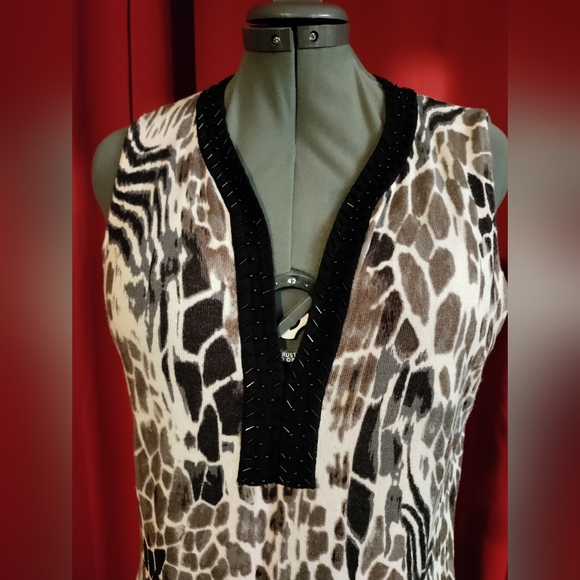 Adrienne Vittadini animal print dress - Picture 4 of 4